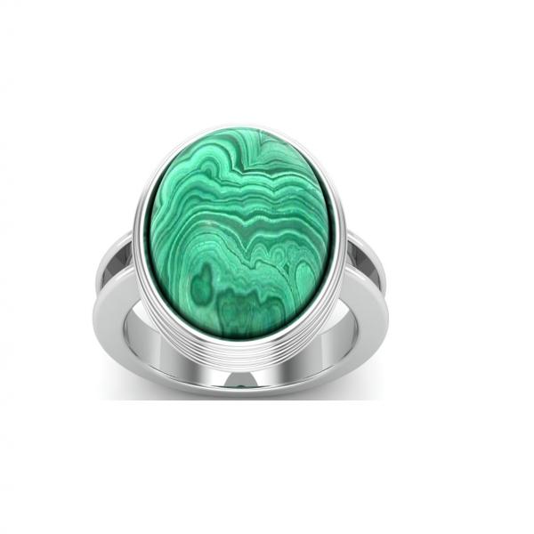 Bague malachite argent Palma